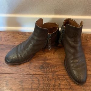 EUC Franco Sarto Snake Booties